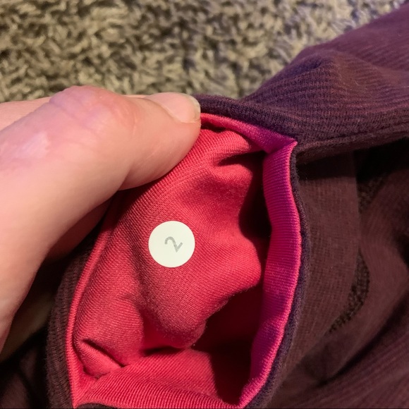 Lululemon cotton blend leggings size 2 - Picture 4 of 4